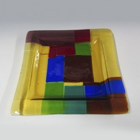 Fused Glass platter 103 SOLD OUT