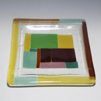 Fused Glass platter 104