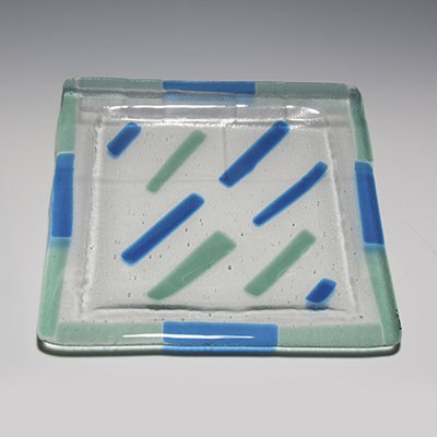 Fused Glass platter 107