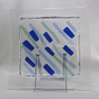 Fused Glass platter 108