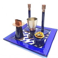 Complete hadvalah set in blue